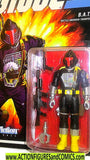 gi joe COBRA BAT Black red visor Reaction super7 moc