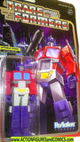 Transformers Reaction OPTIMUS PRIME 2019 Super7 g1 moc