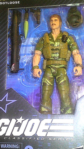 Gi joe FOOTLOOSE 6 inch Classified 156 mib moc