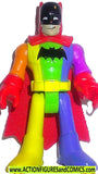 DC imaginext BATMAN Rainbow suit league action universe