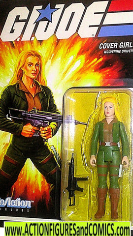 gi joe COVERGIRL Reaction figures Cartoon 2021 super7 moc