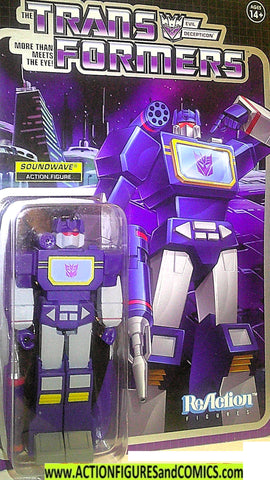 Transformers Reaction SOUNDWAVE 2019 Super7 g1 moc