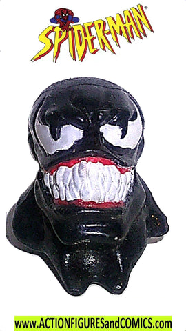 Spider-Man the Animated Series VENOM HEAD 1995 toy biz