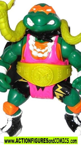 teenage mutant ninja turtles MICHELANGELO wrestler 1991 tmnt