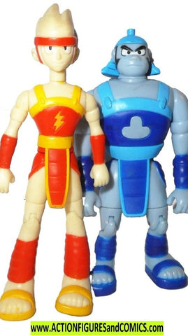 Teen Titans Go THUNDER and LIGHTNING 3.5 inch animated cartoon bandai