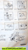 gobots GRUNGY 1984 INSTRUCTIONS vintage courageous
