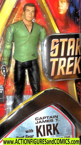 Star Trek CAPTAIN KIRK green shirt 2003 art asylum