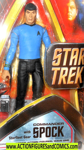 Star Trek SPOCK 2003 art asylum mr commander blue shirt moc