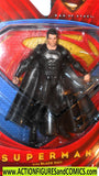 dc universe classics SUPERMAN BLACK suit man of steel moc