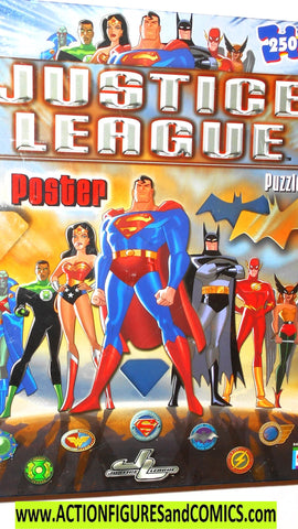 Justice league unlimited POSTER PUZZLE dc universe mib moc