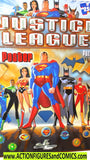 Justice league unlimited POSTER PUZZLE dc universe mib moc
