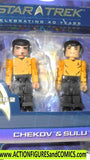 minimates CHEKOV & SULU 2007 star trek 40 Years moc