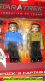 minimates SPOCK & PIKE 2007 star trek 40 Years moc