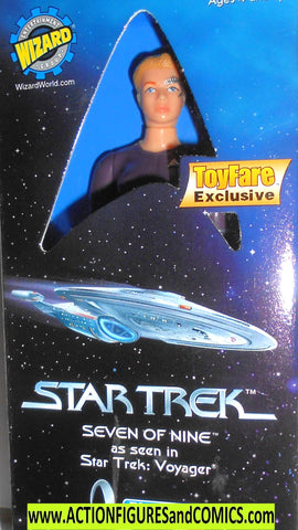 Star Trek SEVEN of NINE toyfare 1999 playmates mib moc