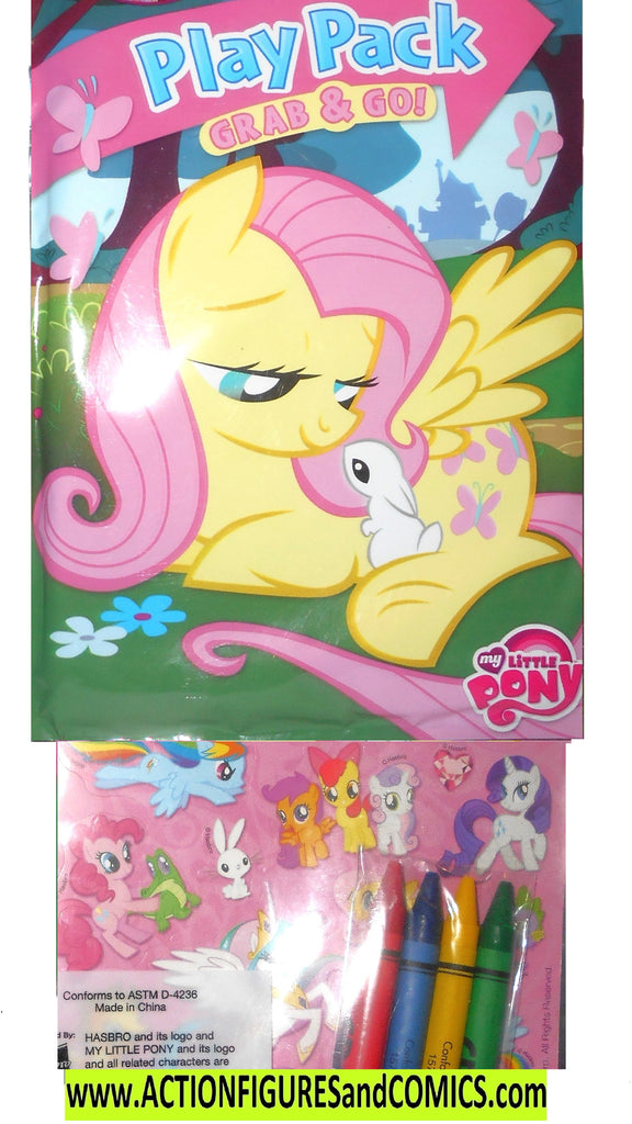 my little pony PLAY PACK Coloring Book crayons moc mip ...