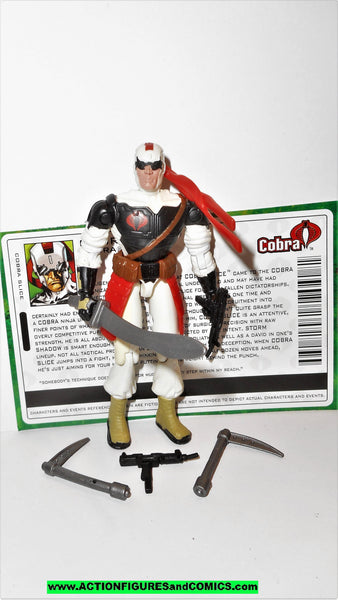 gi joe SLICE 2004 v6 cobra 2 pack vs slash valor vs venom vvv ...
