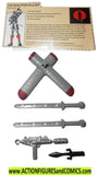gi joe STORM SHADOW 2002 complete weapon set part v8