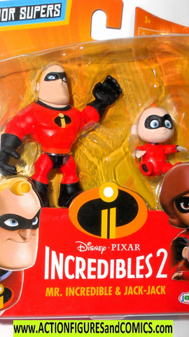 The Incredibles 2 MR Incredible & JACK Jackk 3 inch 2018 moc