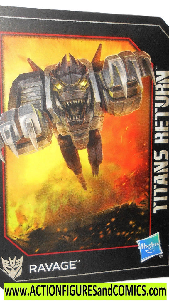 Transformers RAVAGE Titans Return Trading Card 2016 ...