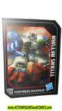 Transformers FORTRESS MAXIMUS Titans Return Trading Card