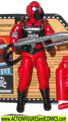 gi joe Red Shadows PYRO TROOPER 2010 joecon flamethrower ...