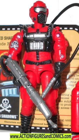 gi joe Red Shadows PYRO TROOPER 2010 joecon flamethrower