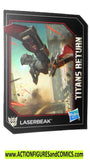 Transformers LASERBEAK Titans Return Trading Card