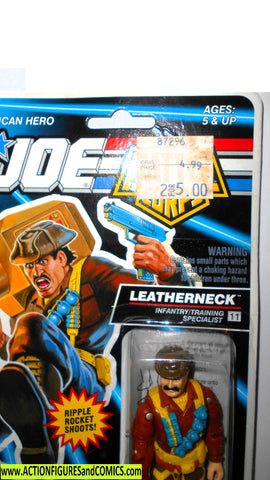 Gi joe LEATHERNECK 1993 vintage battle corps 1992 moc
