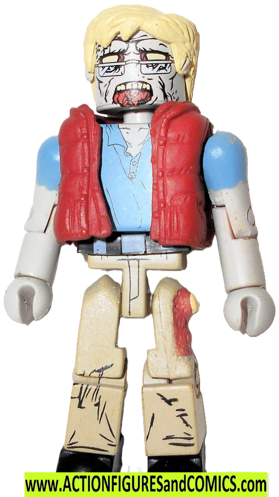 Figurines The Walking Dead Minimates Série 7 - Chris Le Chasseur & Zombie Holly - Diamond Select - Neuf
