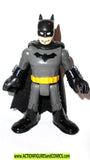 DC imaginext BATMAN gray suit black emblem fisher price