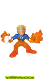 Marvel Super Hero Squad HUMAN TORCH fantastic four 4 pvc
