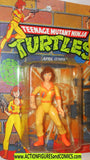 teenage mutant ninja turtles APRIL O'NEIL 1990 orange moc