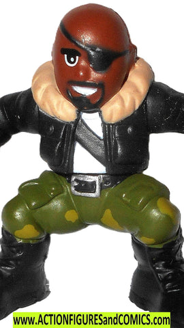 Marvel Super Hero Squad NICK FURY Green Camo black can