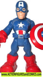 Marvel Super Hero Adventures CAPTAIN AMERICA 3 squad