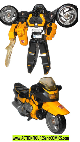 TRANSFORMERS robots in disguise RID 2000 SIDEWAYS motorcycle complete
