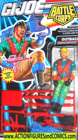 Gi joe OUTBACK 1992 v4 battle corps vintage gijoe moc