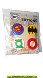 DC Universe BUTTON SET Ata boy pins flash batman