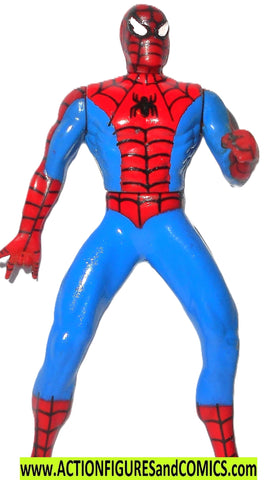 Marvel die cast SPIDER-MAN 1996 animated toy biz stand