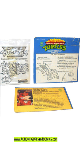 Wacky Splinter teenage mutant ninja turtles SPLINTER 1990 Complete wacky ...