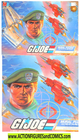 Gi joe Puzzle LT FALCON 1985 mural jigsaw MB moc mib