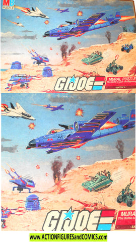 Gi joe Puzzle RATTLER 1985 mural jigsaw MB moc mib