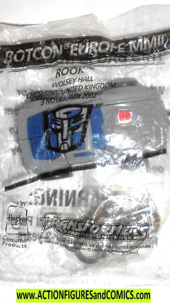 Transformers G2 Rook Head Transformers ROOK 2002 Bot Con convention gray moc mib ...