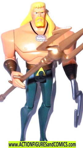 justice league unlimited AQUAMAN w trident hook dc