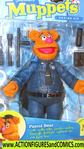 muppets FOZZIE BEAR 2004 muppet show police cop palisades