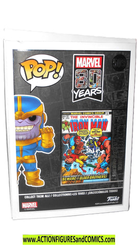 Funko Pop Marvel THANOS 509 bobble-head vinyl moc mib