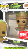 Funko Pop Marvel GROOT 1055 bobble-head vinyl moc mib