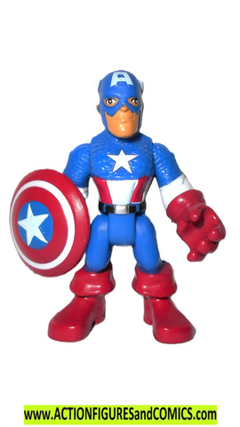 Marvel super hero adventures CAPTAIN AMERICA squad imaginext