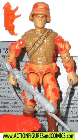 Gi joe SPEARHEAD & MAX 1988 complete ***ORANGE bobcat***
