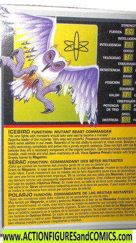 Transformers beast wars MUTANT ICEBERG Canada File Card