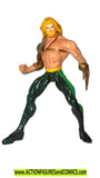 Total Justice JLA AQUAMAN 1995 gold dc universe fig
